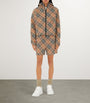 Burberry Yellow Check Cropped Reversible Jacket
