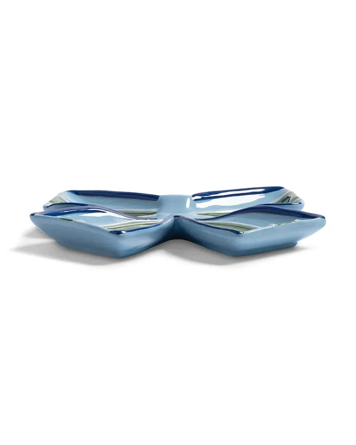 Dekoratif Tabak &k amsterdam ribbon 22 x 22 x 3,5 cm