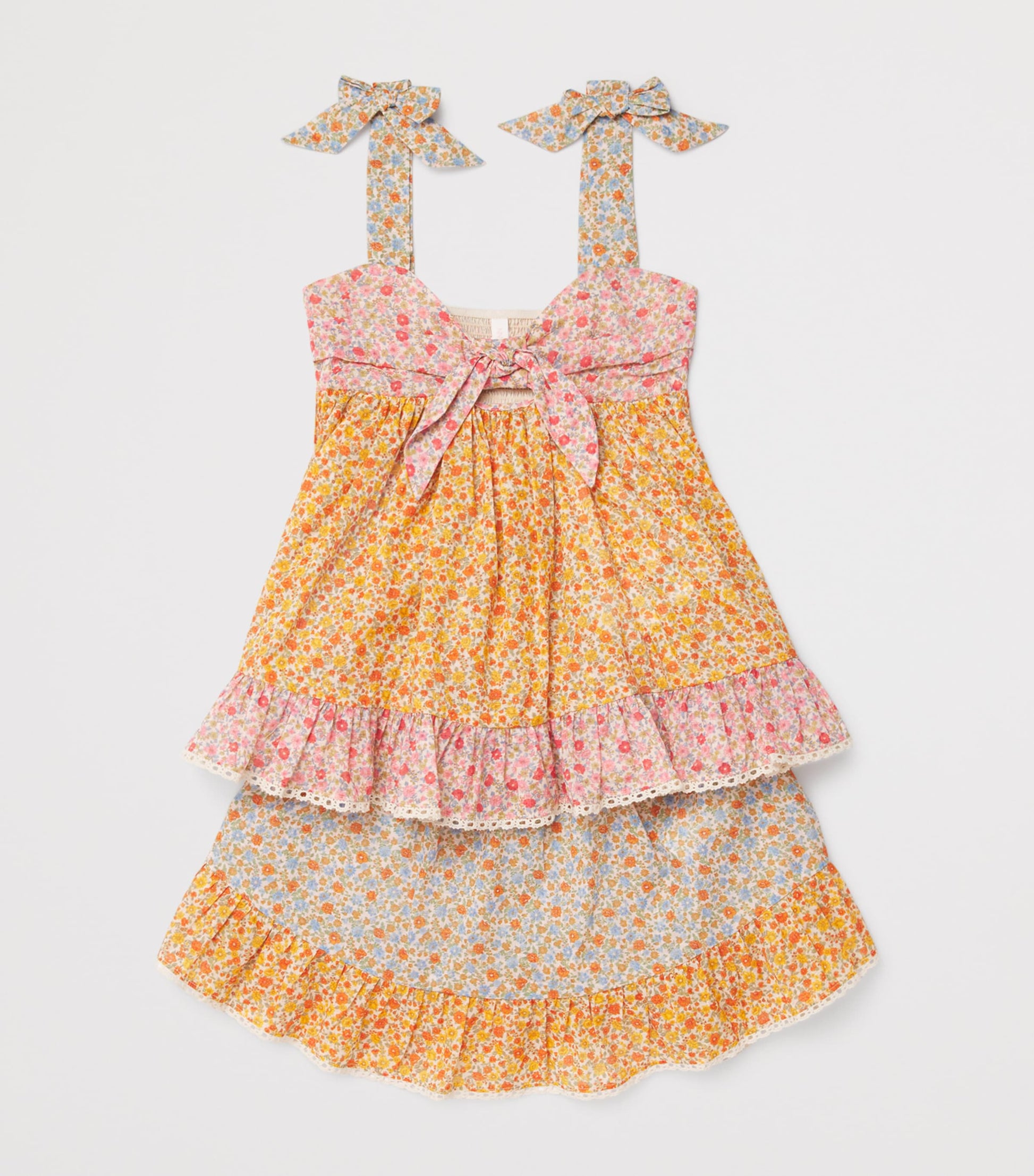 Zimmermann Kids Cotton Lucky Frill Tie Top (2-12 Years)