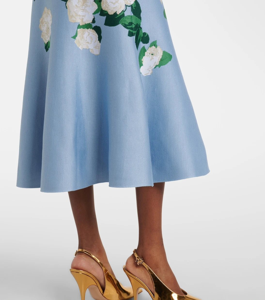 Carolina Herrera - Floral silk-blend midi dress