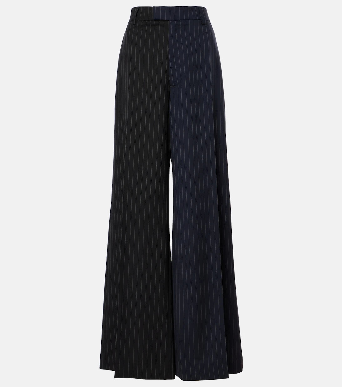 Vetements - Pinstripe wool wide-leg pants