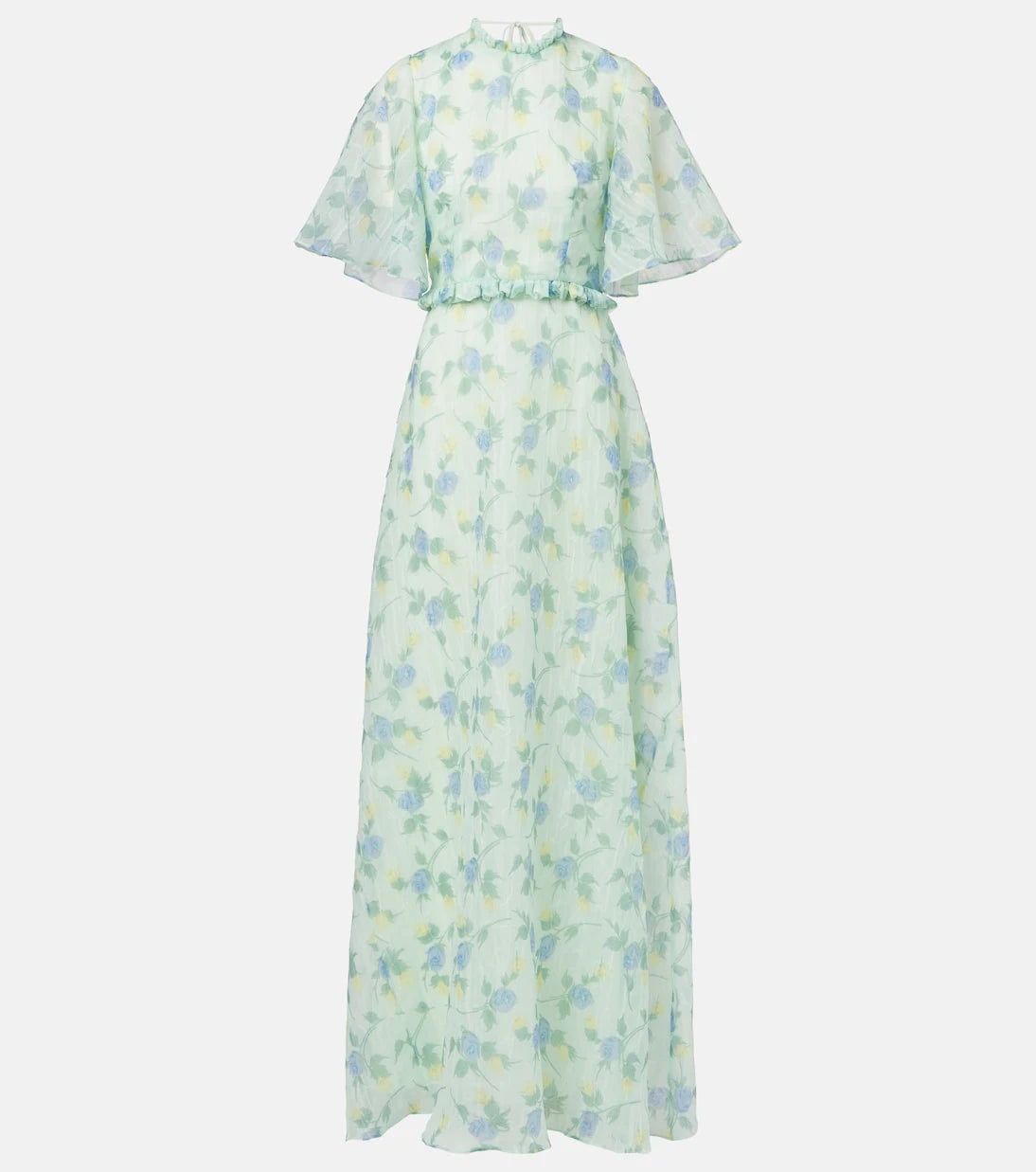 Markarian - Heather floral organza gown