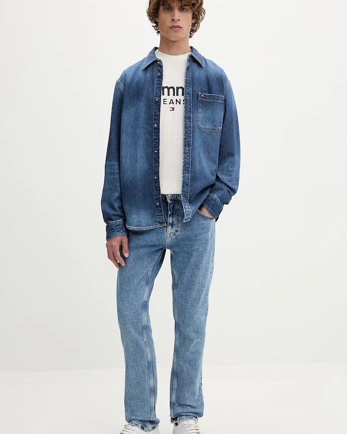 Tommy Jeans erkek slim taper jean pantolon