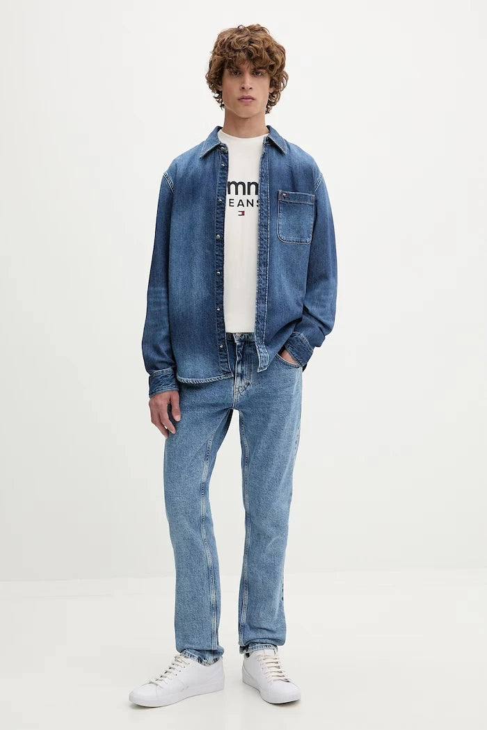 Tommy Jeans erkek slim taper jean pantolon