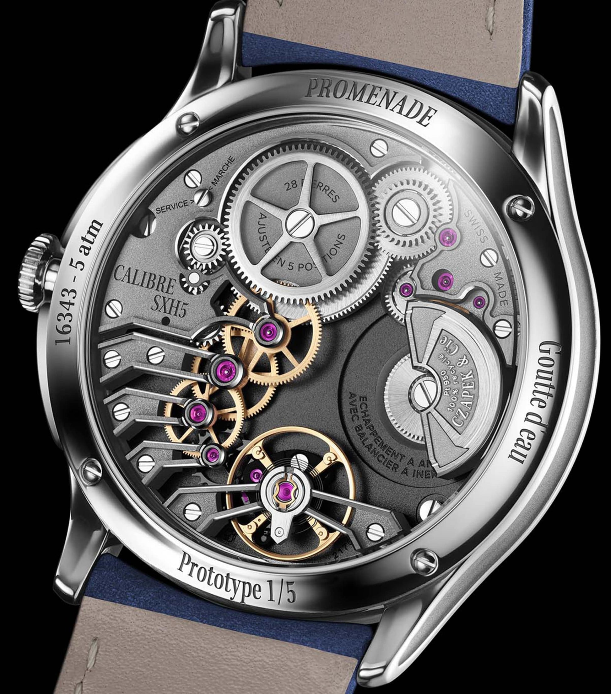 Czapek Stainless Steel Promenade Watch 38mm