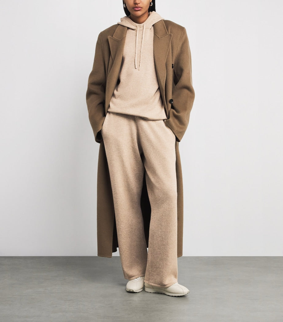 Harrods Cashmere Wide-Leg Sweatpants
