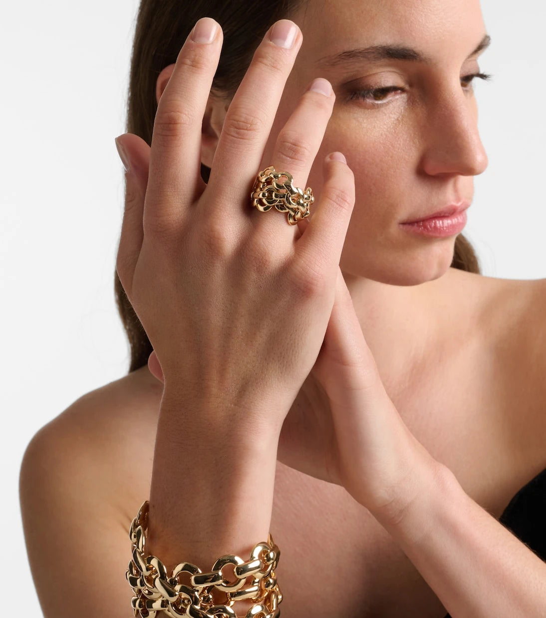 Jennifer Fisher - 14kt gold-plated ring