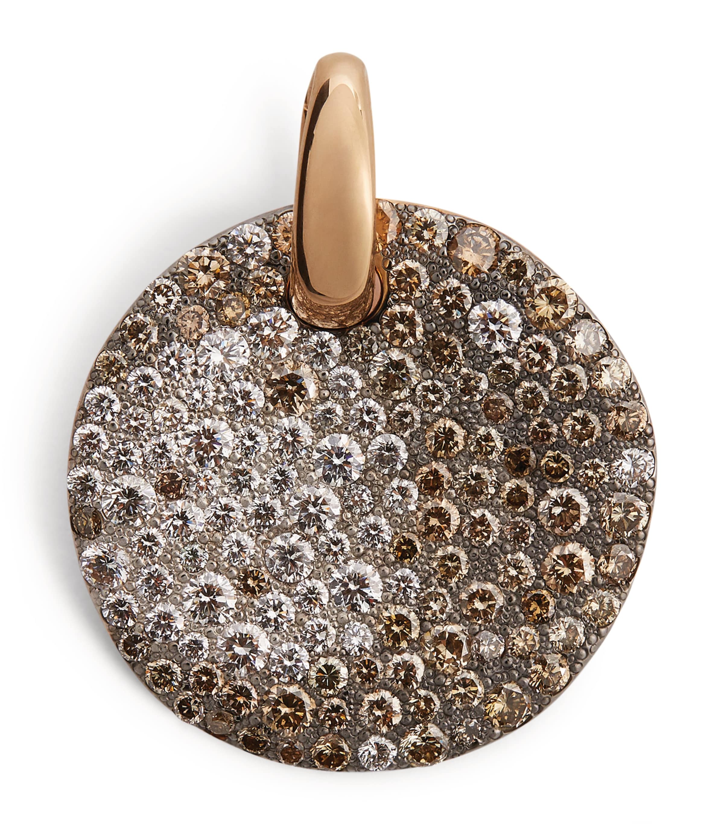 Rose Gold and Mixed Diamond Sabbia Pendant