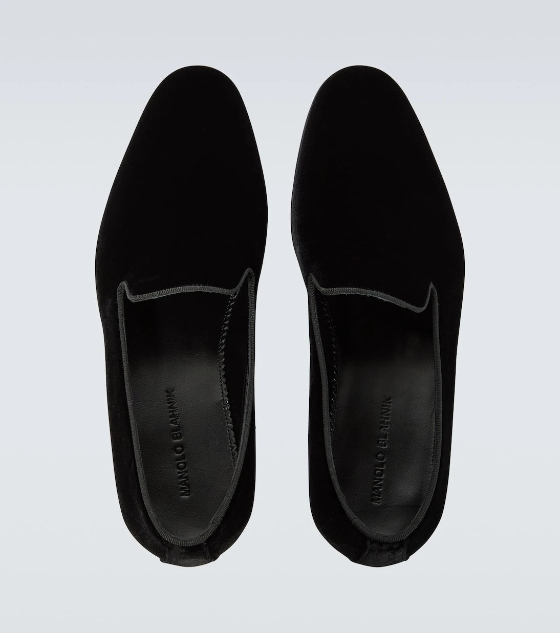 Manolo Blahnik - Mario velvet loafers