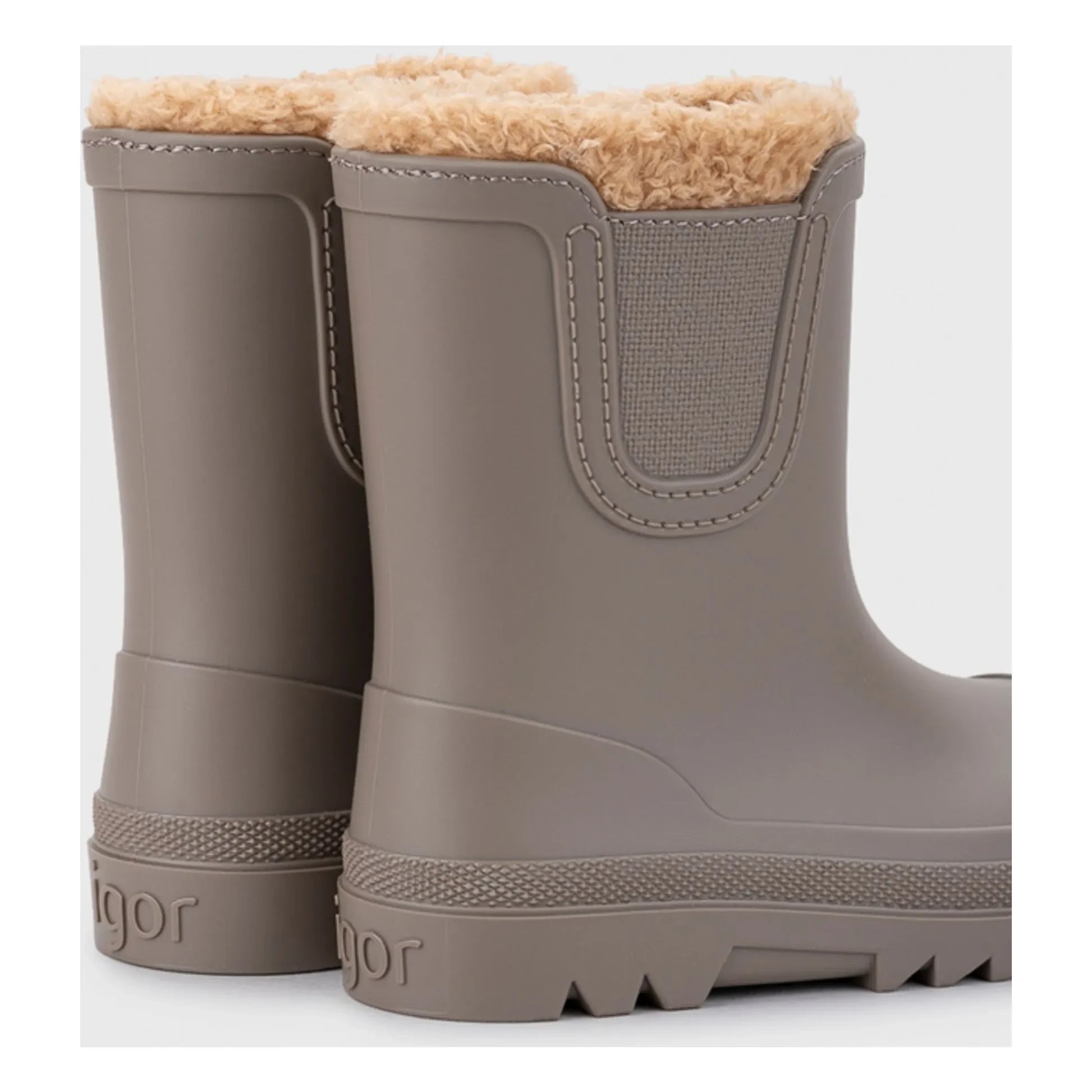Igor - Verona Borrego Filled Rain Boots | Taupe brown