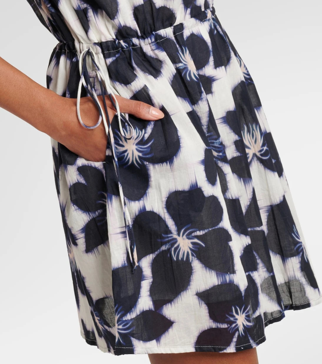Velvet - Hazel floral cotton voile minidress