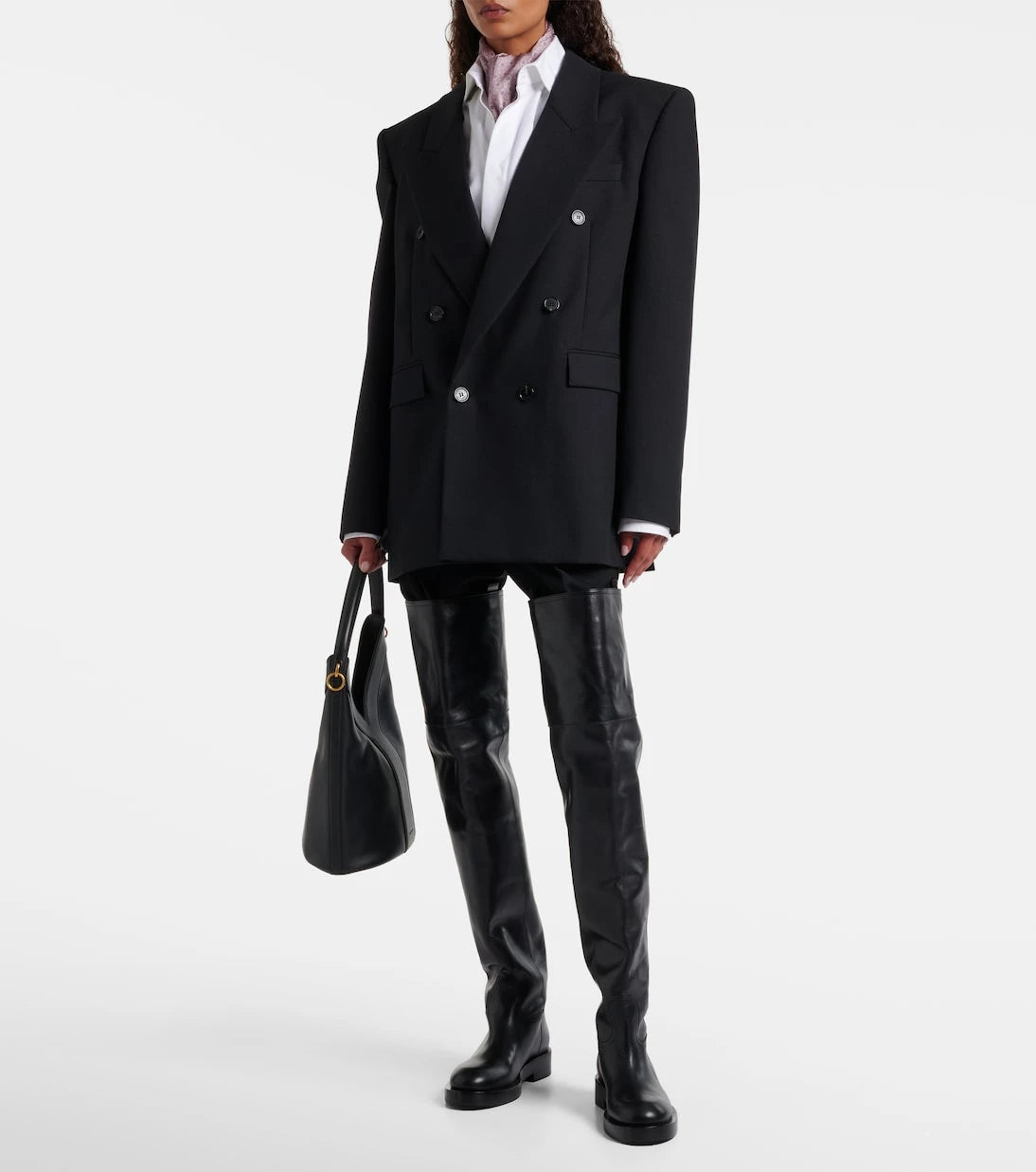 Paris Texas - Leather over-the-knee boots