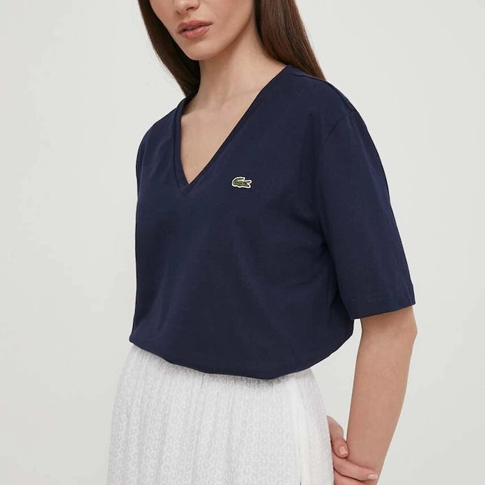 Lacoste тениска basic дамска от памук