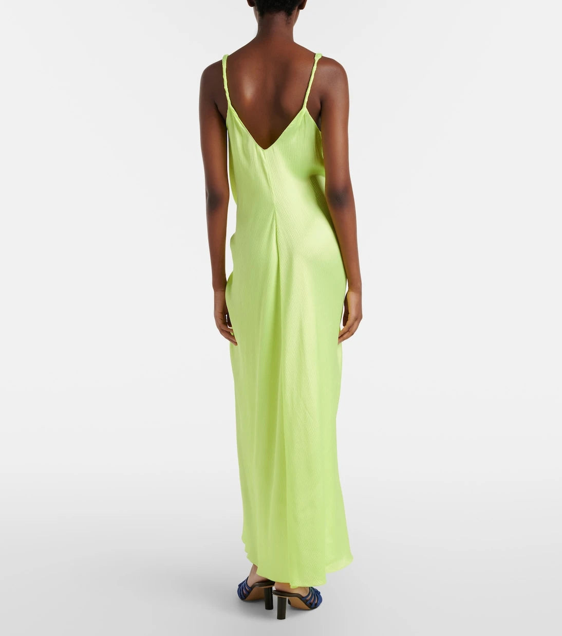JW Anderson - Gathered silk midi dress