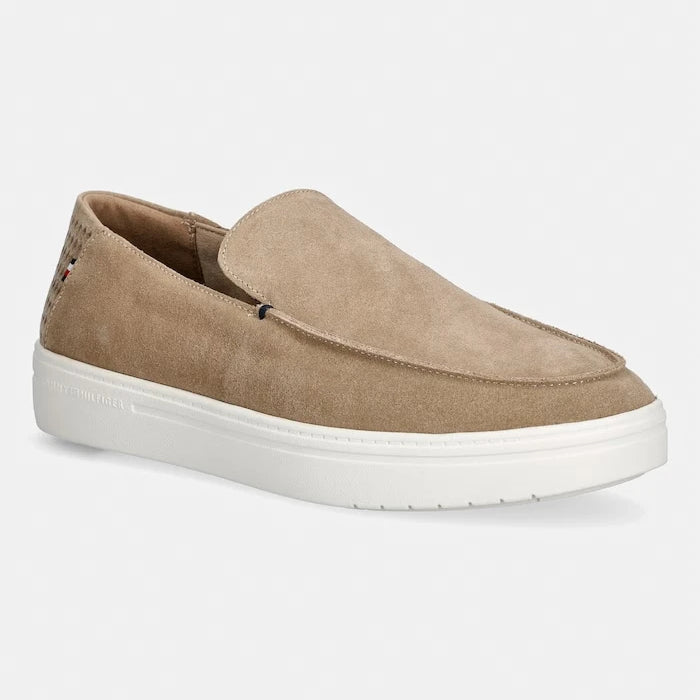 Tommy Hilfiger Erkek Süet Mokasen MODERN LIGHT SUEDE LOAFER