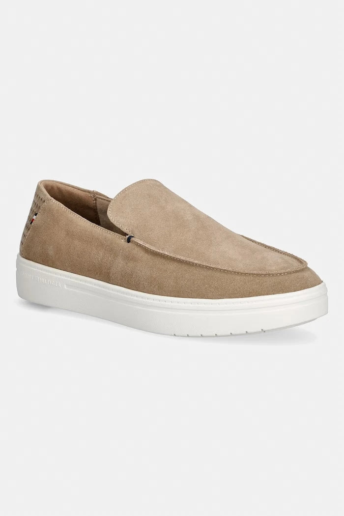 Tommy Hilfiger Erkek Süet Mokasen MODERN LIGHT SUEDE LOAFER