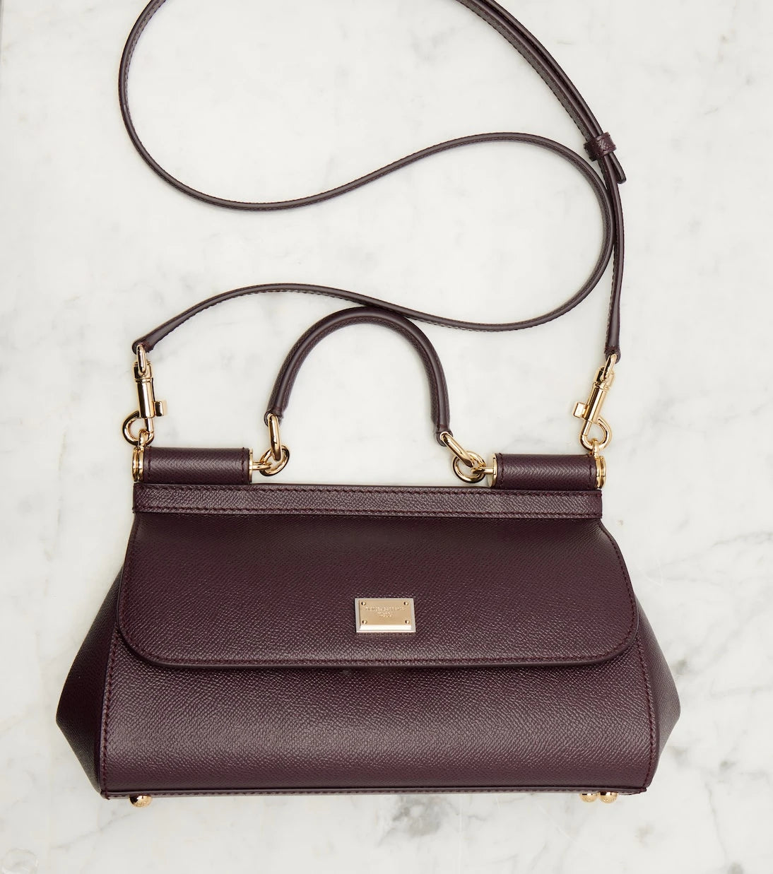 Dolce&Gabbana - Sicily EW Small leather tote bag