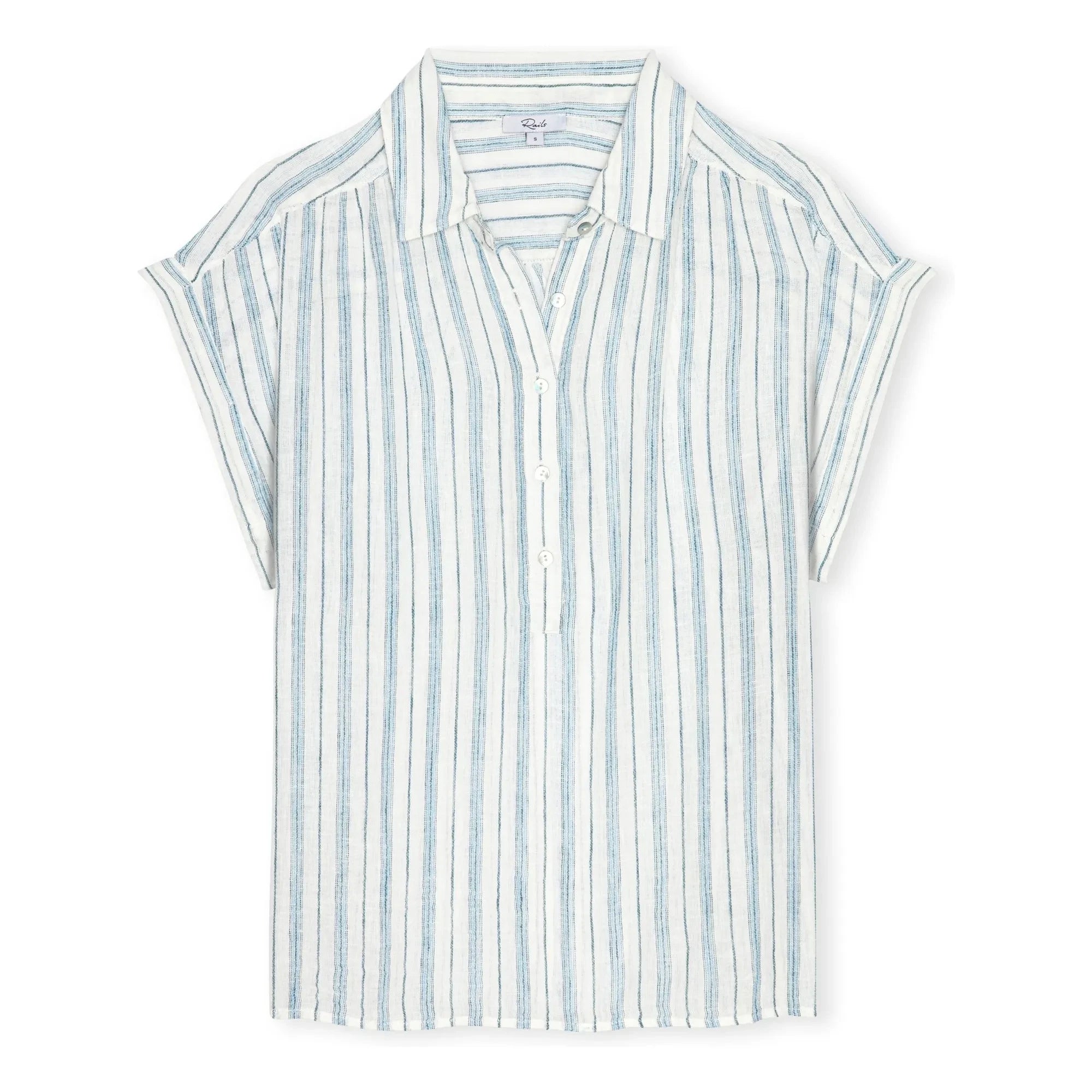Rails - Tuscany Stripes Blouse | Light blue