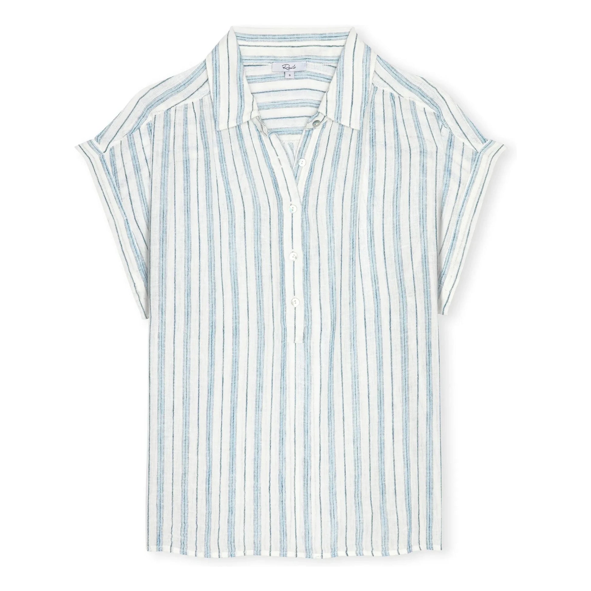 Rails - Tuscany Stripes Blouse | Light blue