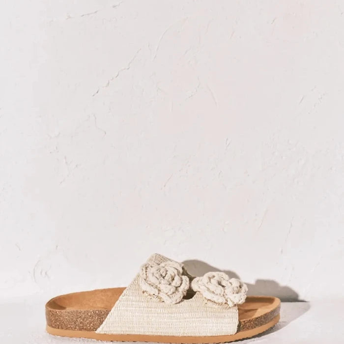 women'secret чехли дамски MMT FLOWER BIO GREEN