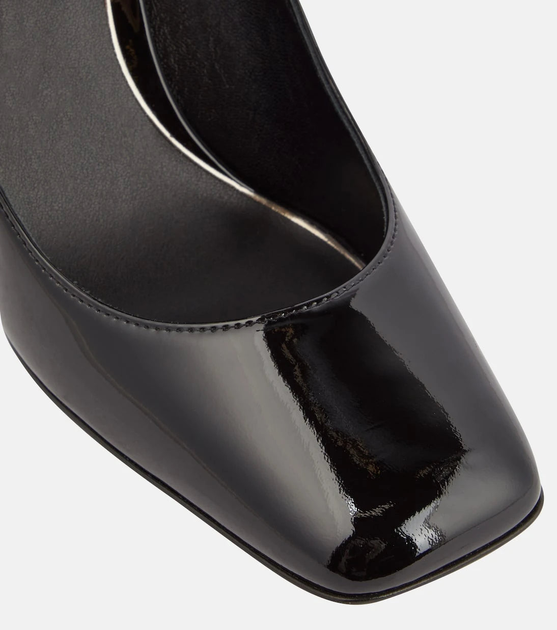 Valentino Garavani - Tan-Go patent leather pumps