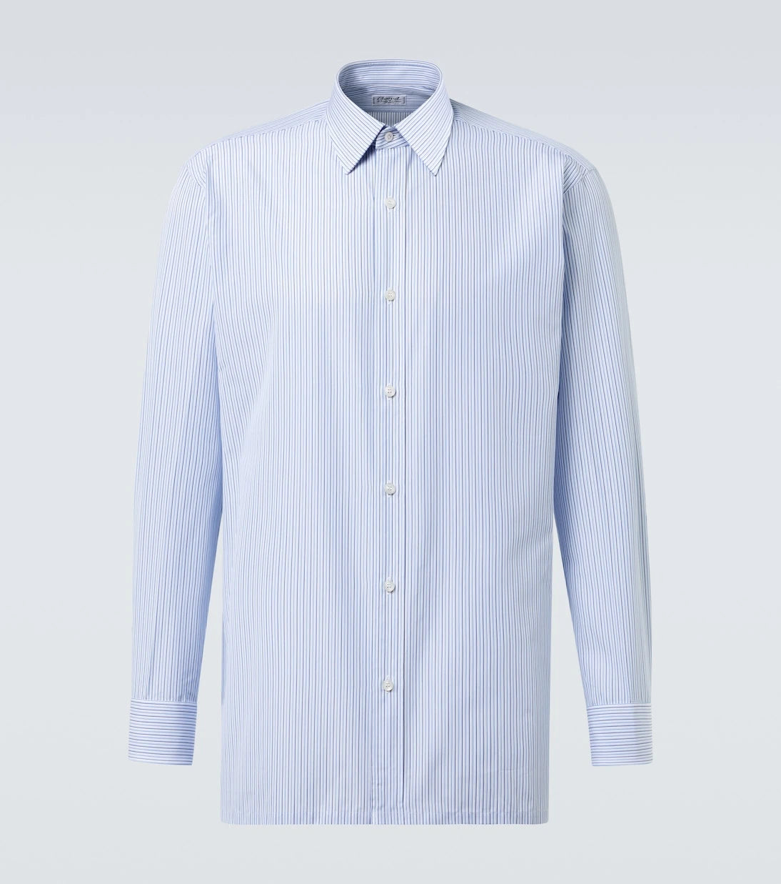 Charvet - Striped cotton poplin shirt