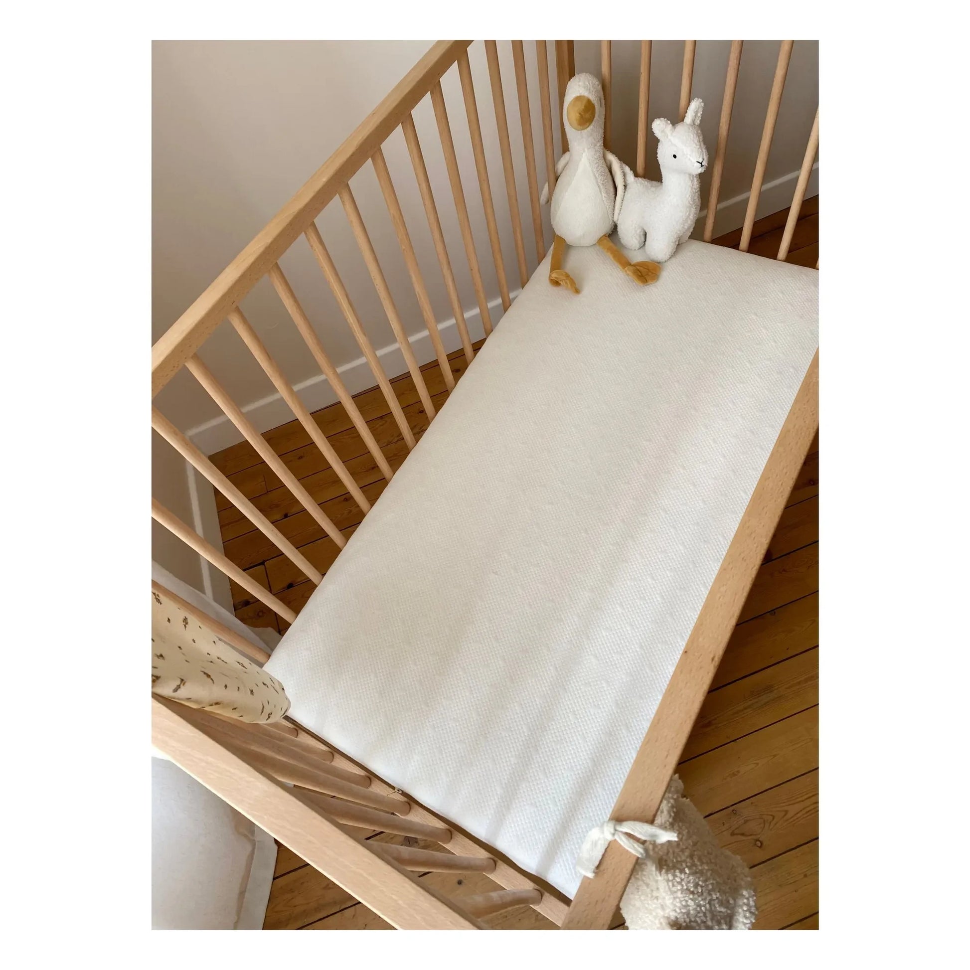 Candide - Organic cotton mattress with removable covers | White