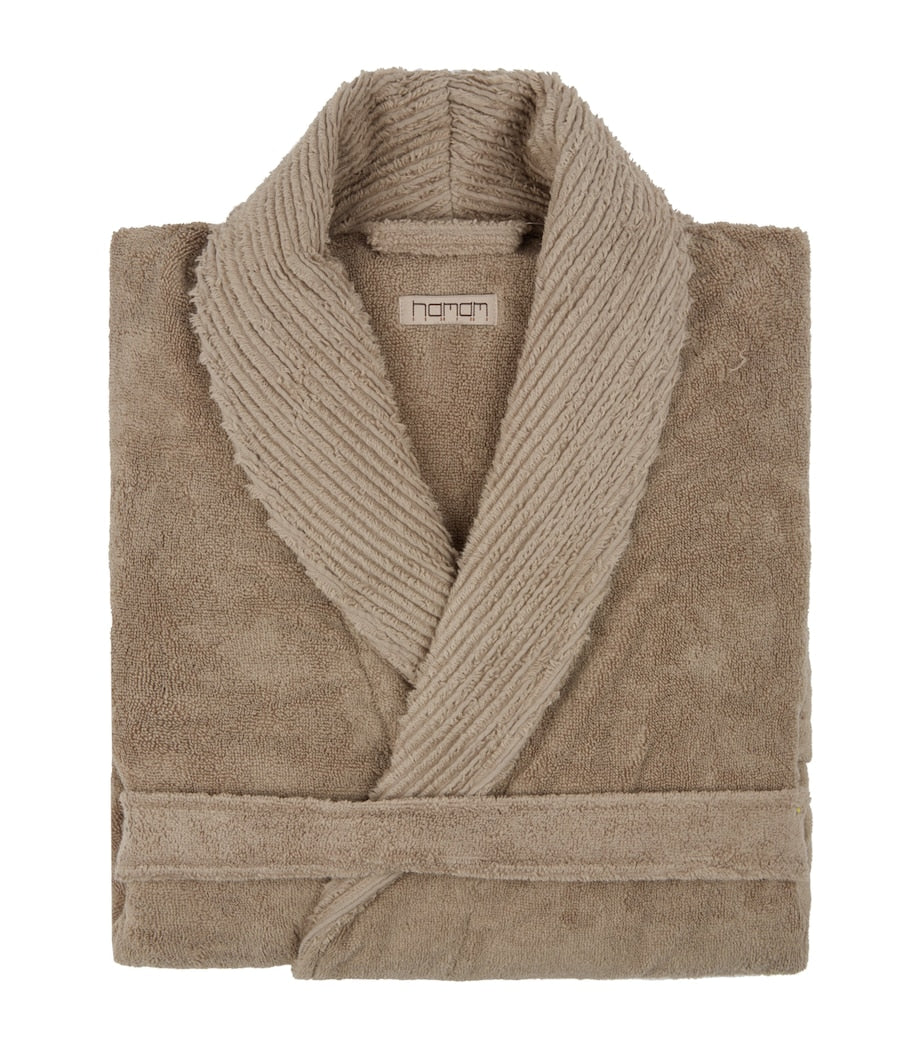 Hamam Beige Galata Bathrobe (Small/Medium)