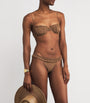 Faithfull the Brand Brown Frilled Esterel Bikini Bottoms