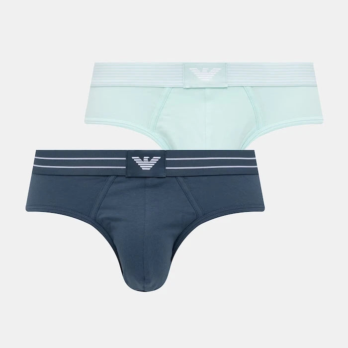 Emporio Armani Underwear Erkek Pamuk Elastan Slip 2'li