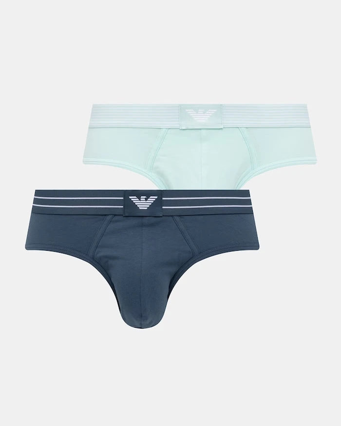 Emporio Armani Underwear Erkek Pamuk Elastan Slip 2'li