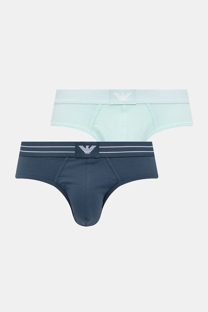 Emporio Armani Underwear Erkek Pamuk Elastan Slip 2'li