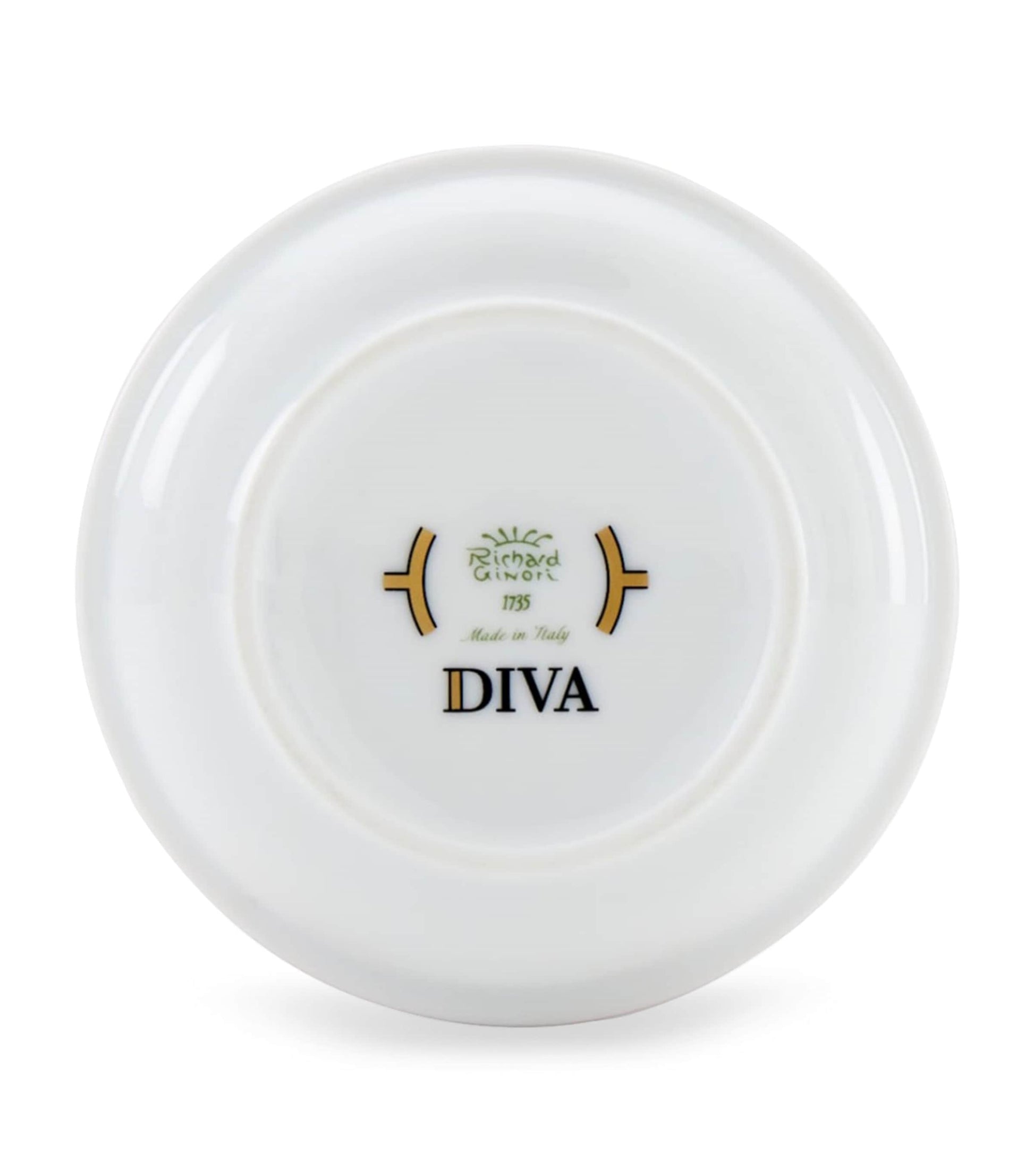 GINORI 1735 Porcelain Colonna Diva Verde Lidded Sugar Pot (10cm)