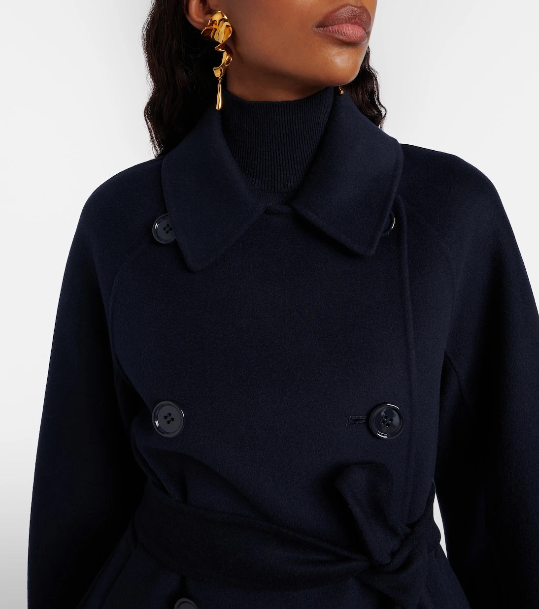 'S Max Mara - Louise belted double-breasted virgin wool jacket