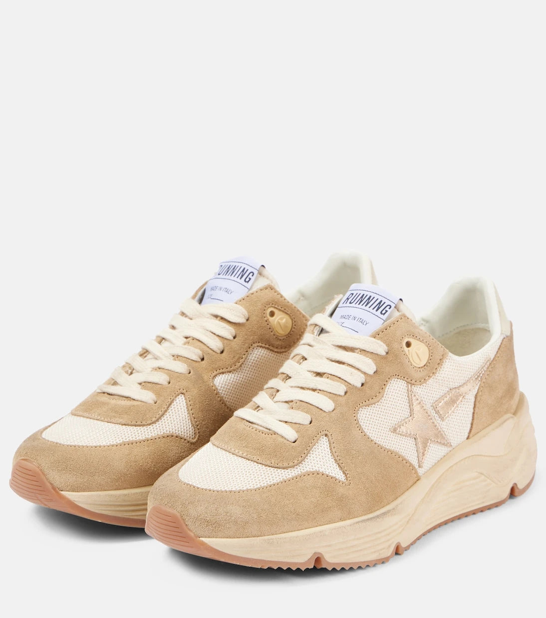 Golden Goose - أحذية سنيكرز Running Sole الجلدية
