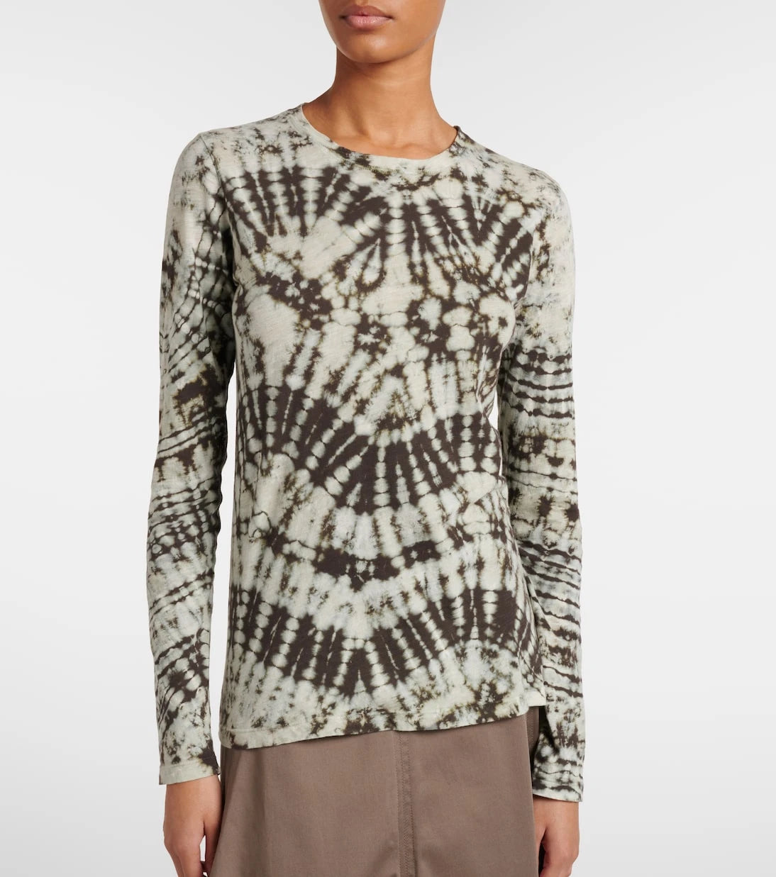 Proenza Schouler - Mia tie-dye cotton jersey top