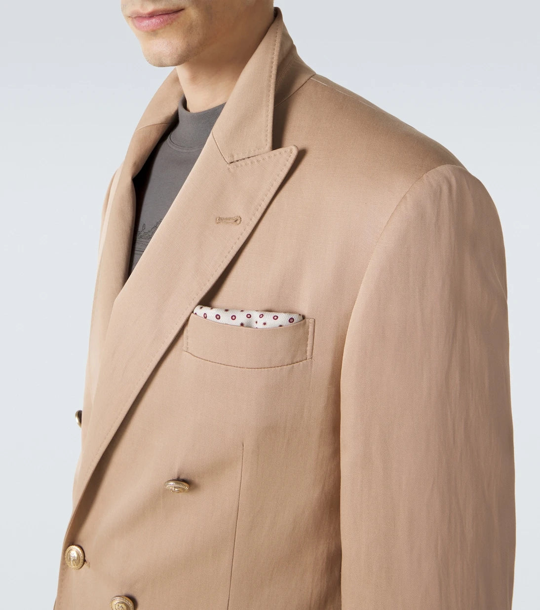 Brunello Cucinelli - Silk and linen blazer