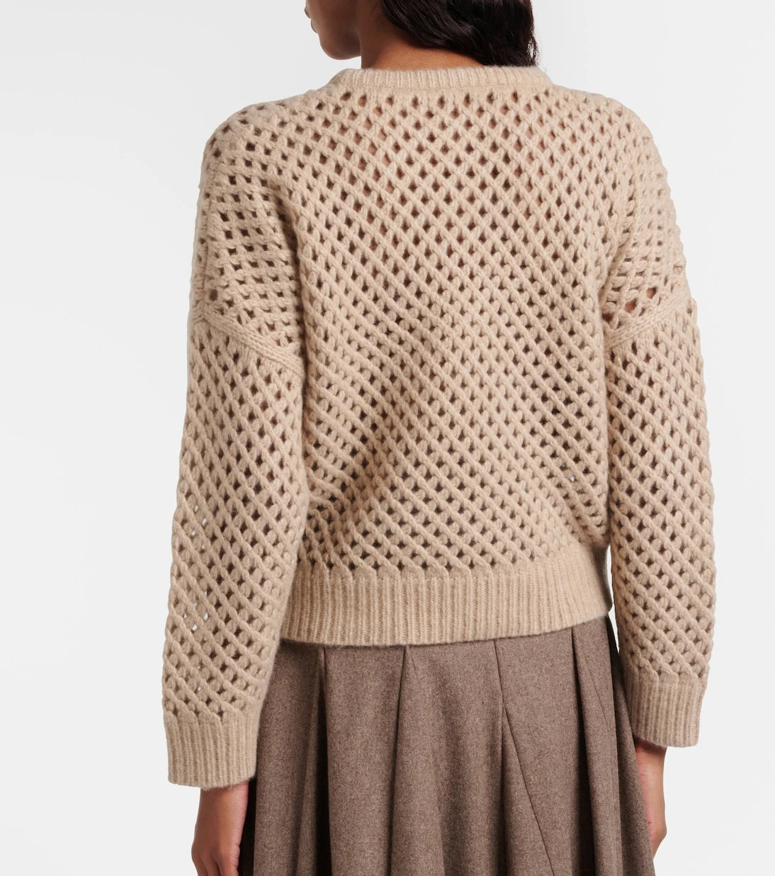 Max Mara - Essen open-knit cashmere and silk sweater