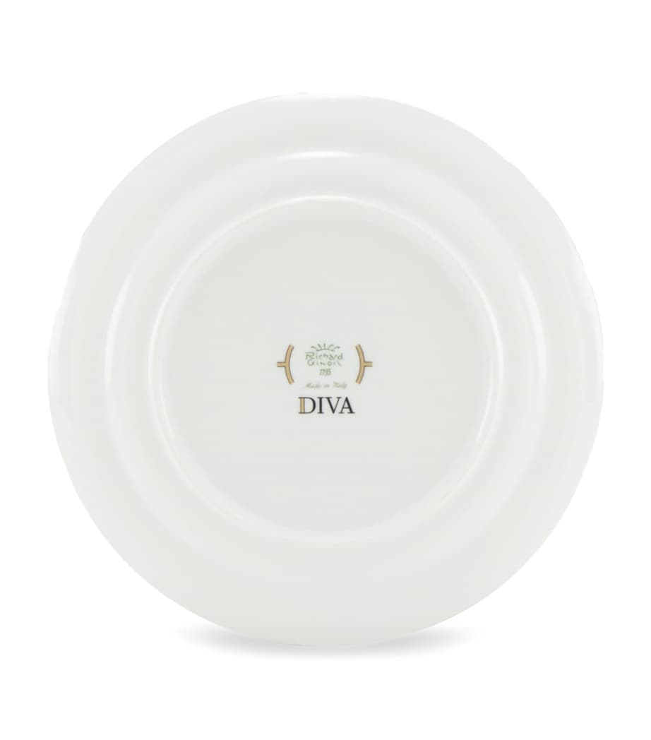 Porcelain Colonna Diva Giallo Side Plate (24cm)