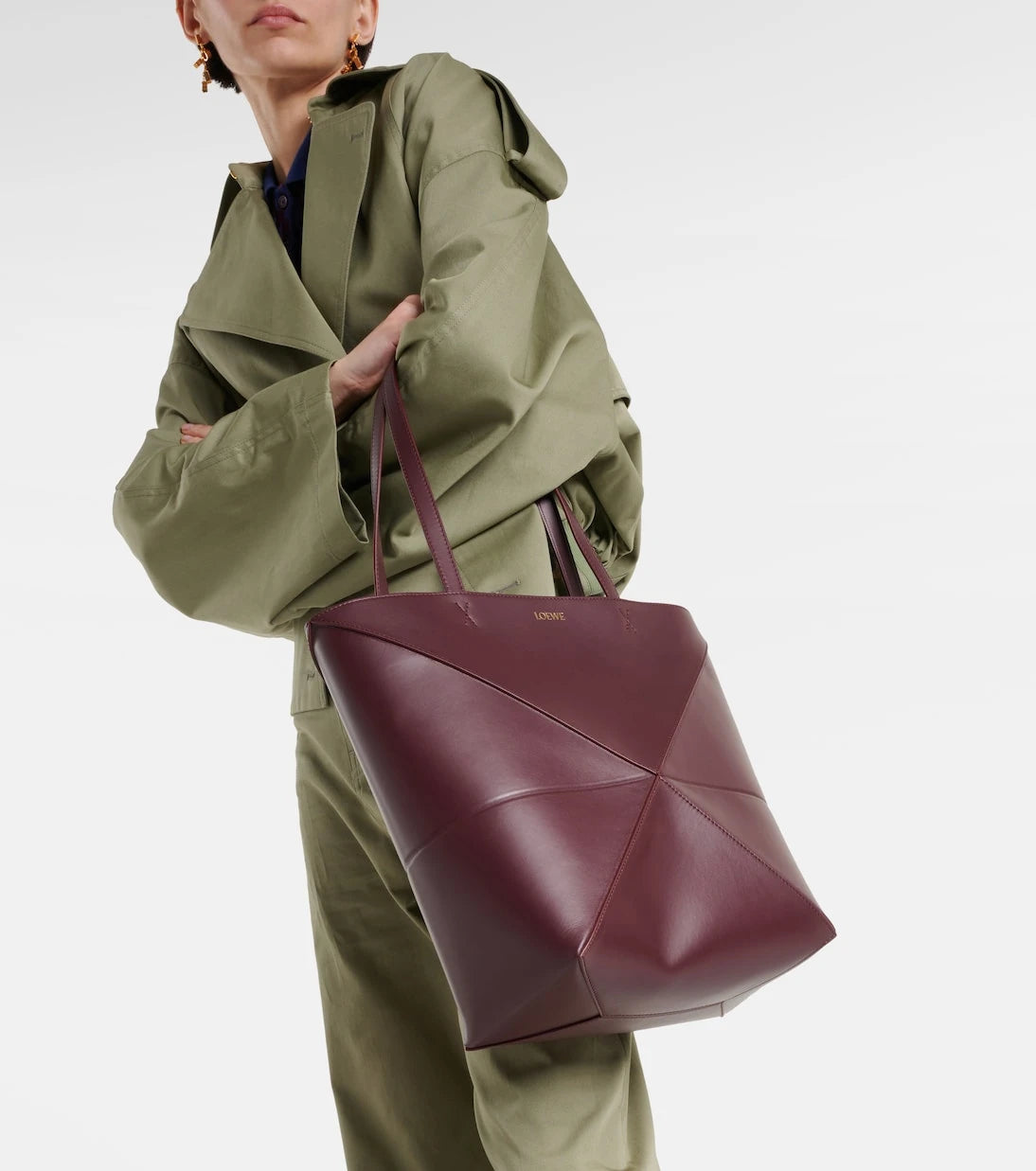 Loewe - Puzzle Fold Medium leather tote bag