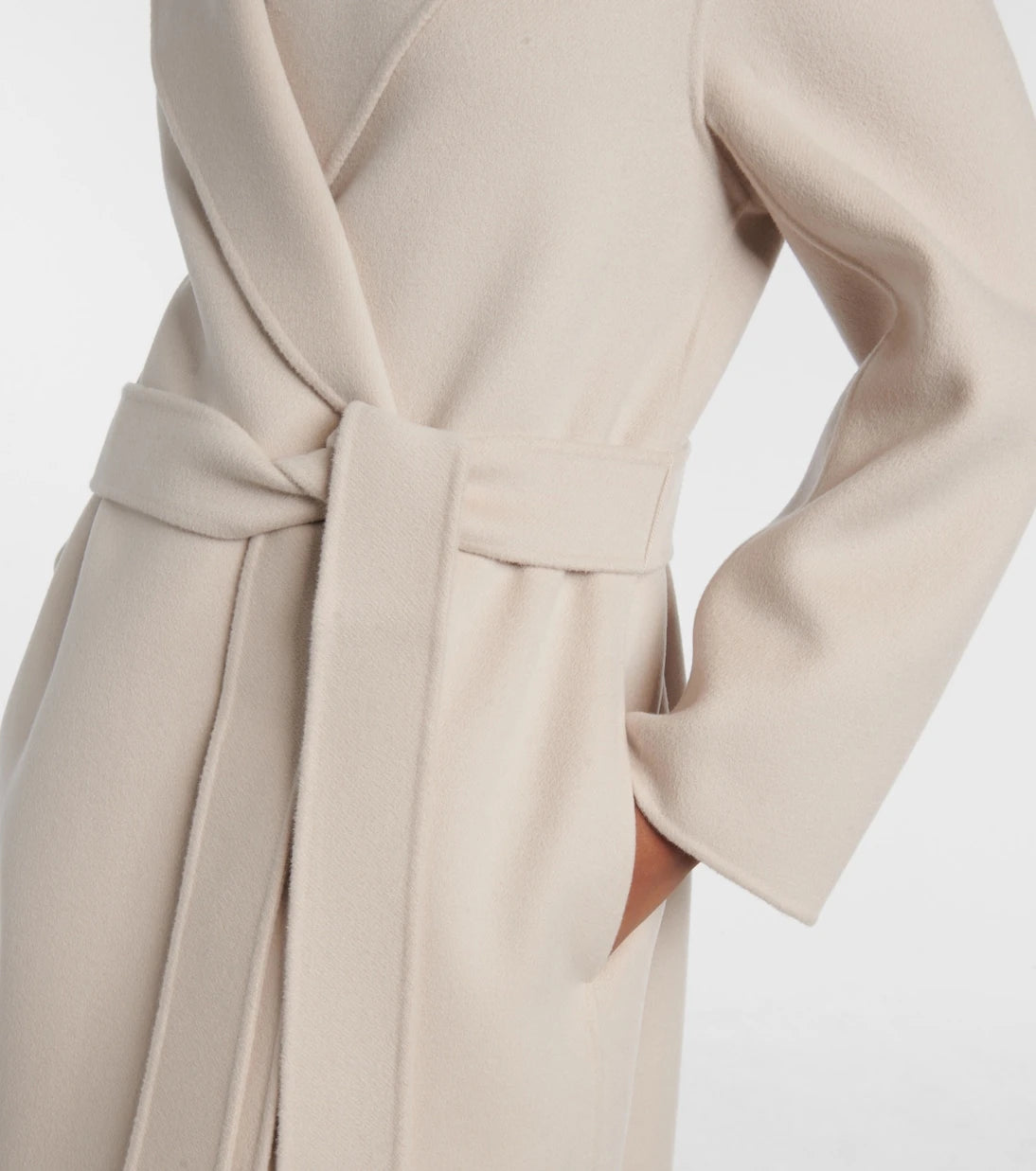 Max Mara S - معطف Livia المصنوع من الصوف القابل للّف