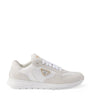 Prada White Re-Nylon and Suede Prax 2.0 Low-Top Sneakers