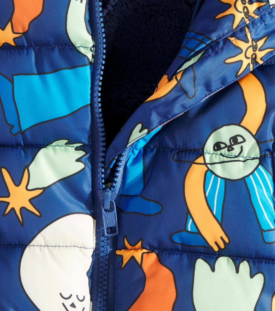 Stella McCartney Kids - Printed puffer jacket