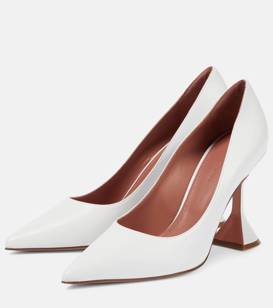 Amina Muaddi - Ami leather pumps