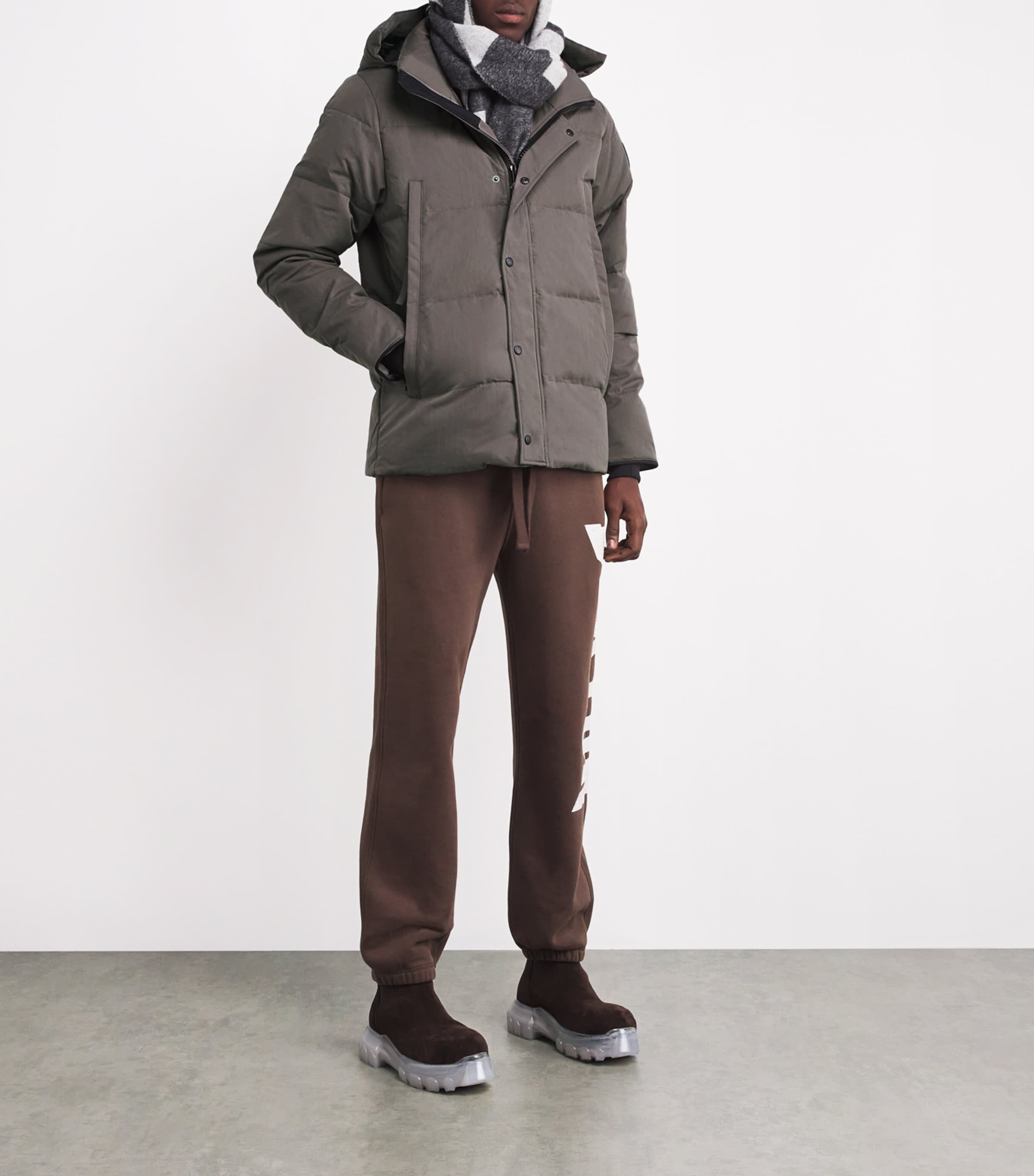 Canada Goose Grey Wyndham Puffer Jacket