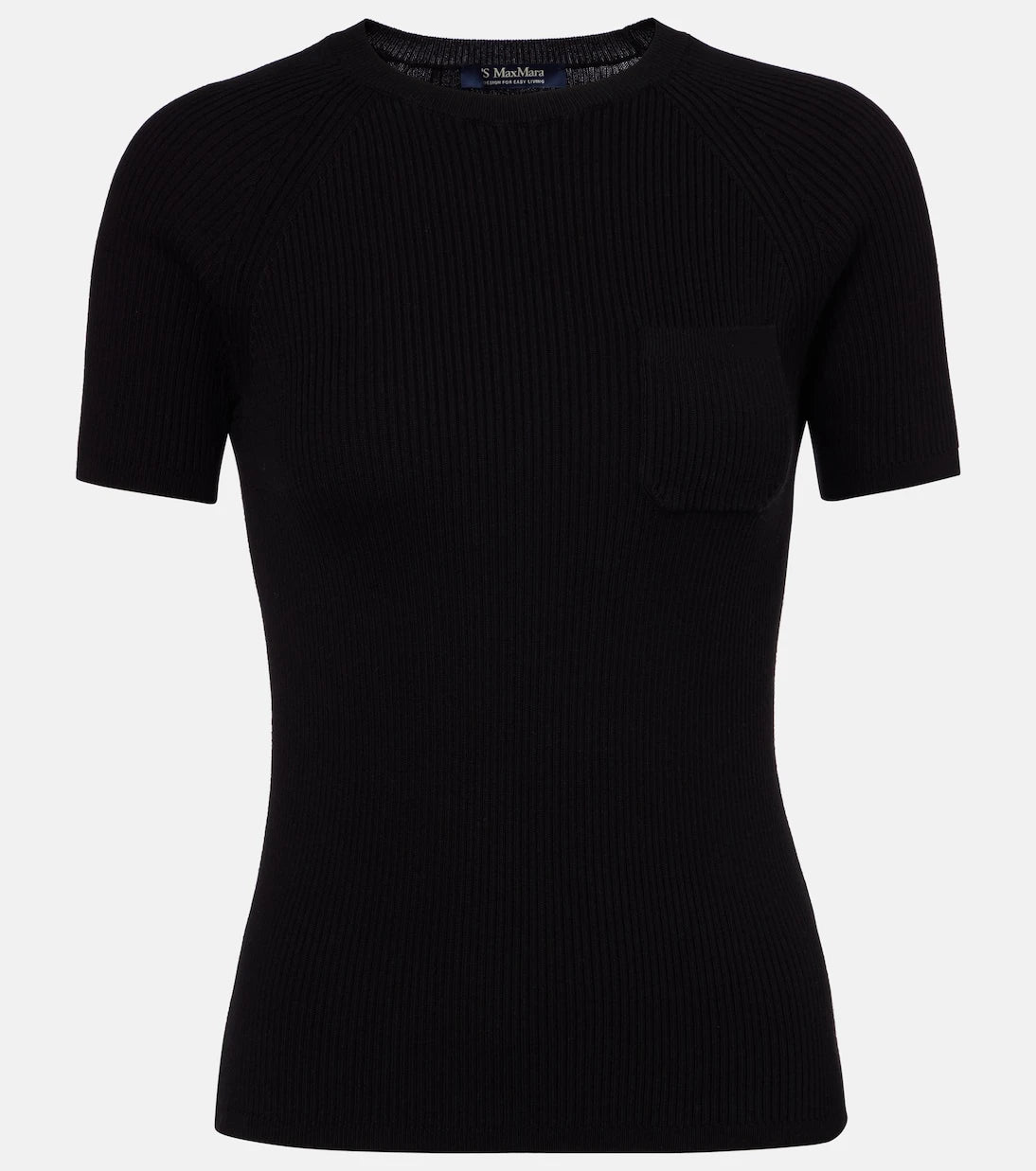 'S Max Mara - Berlino ribbed-knit cotton top