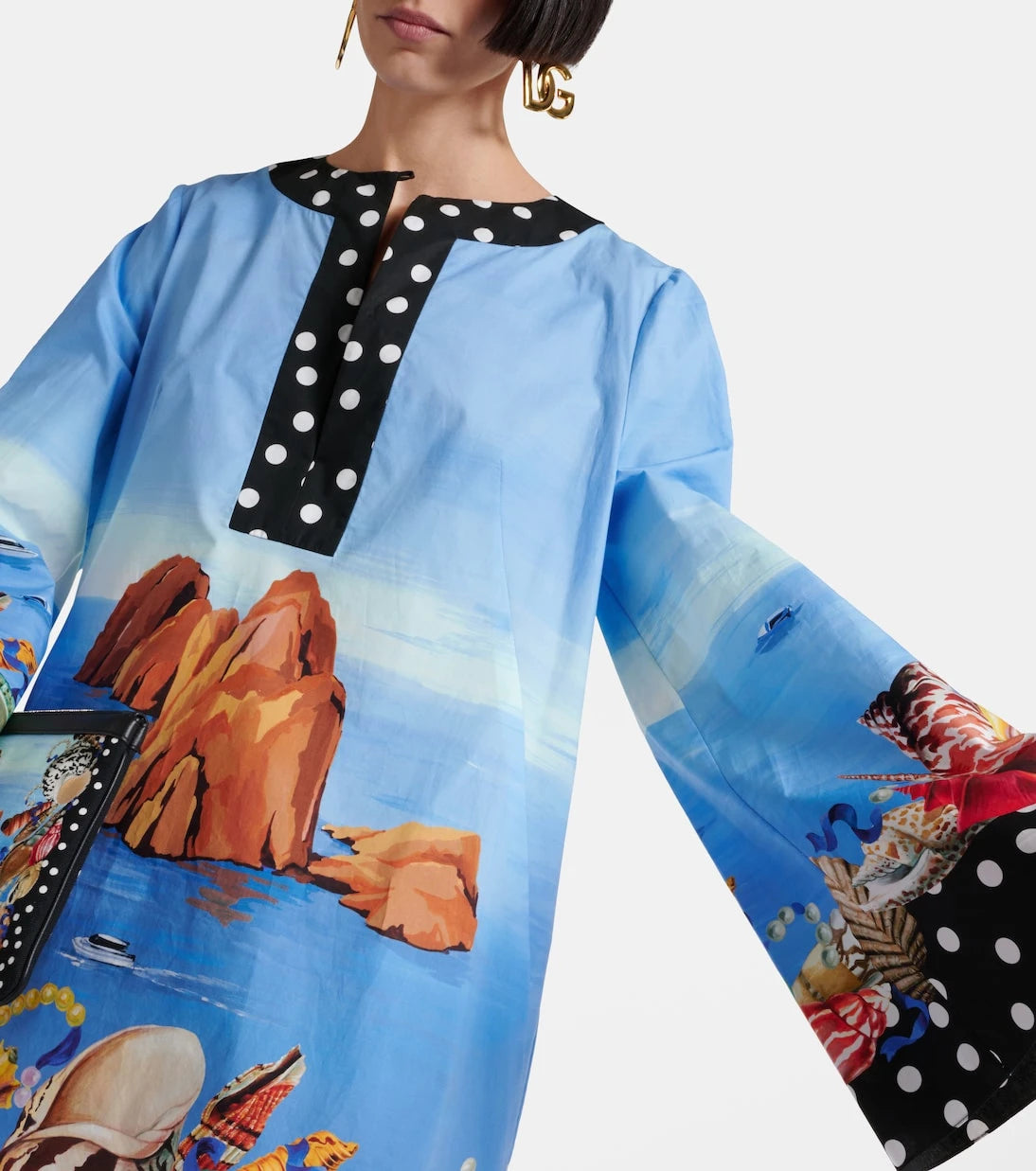 Dolce&Gabbana - Capri printed cotton kaftan
