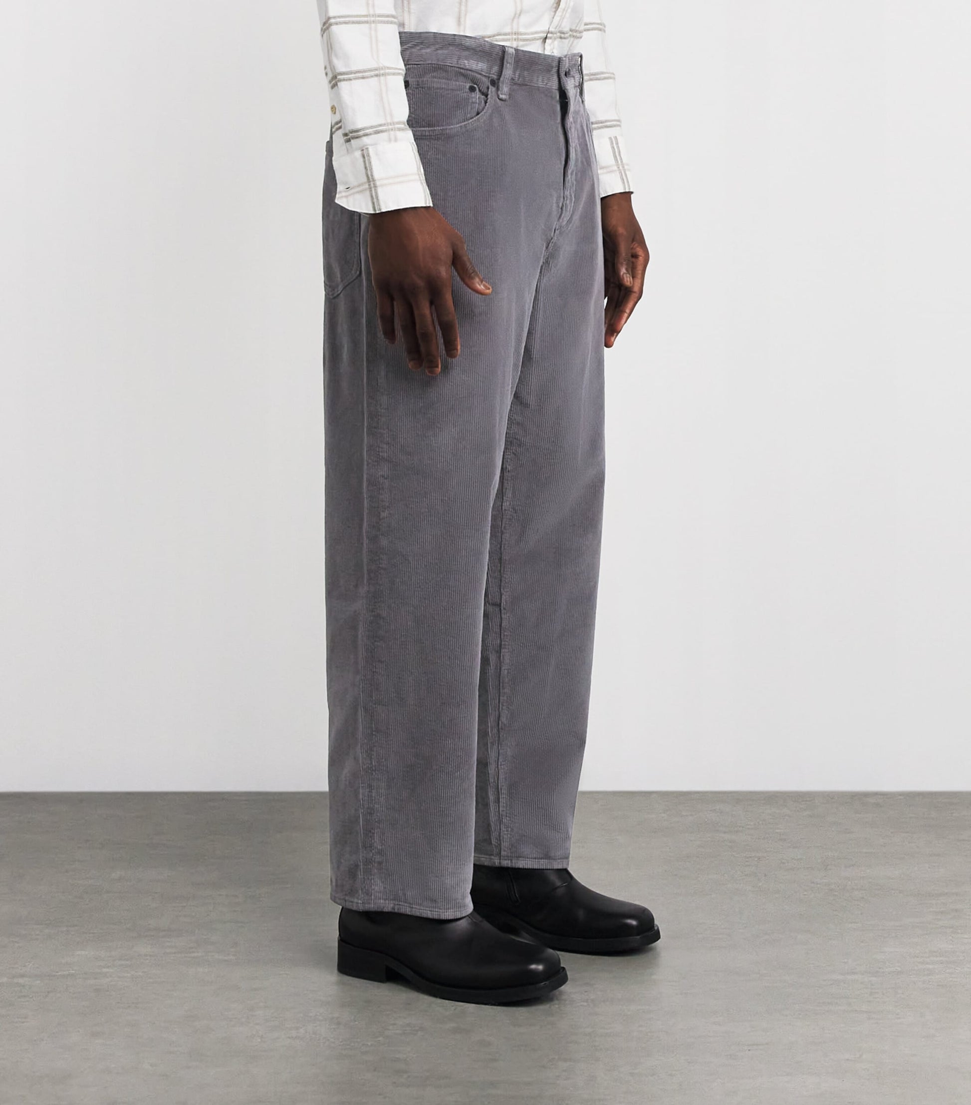 Cotton-Blend Corduroy rbBAGGY Trousers