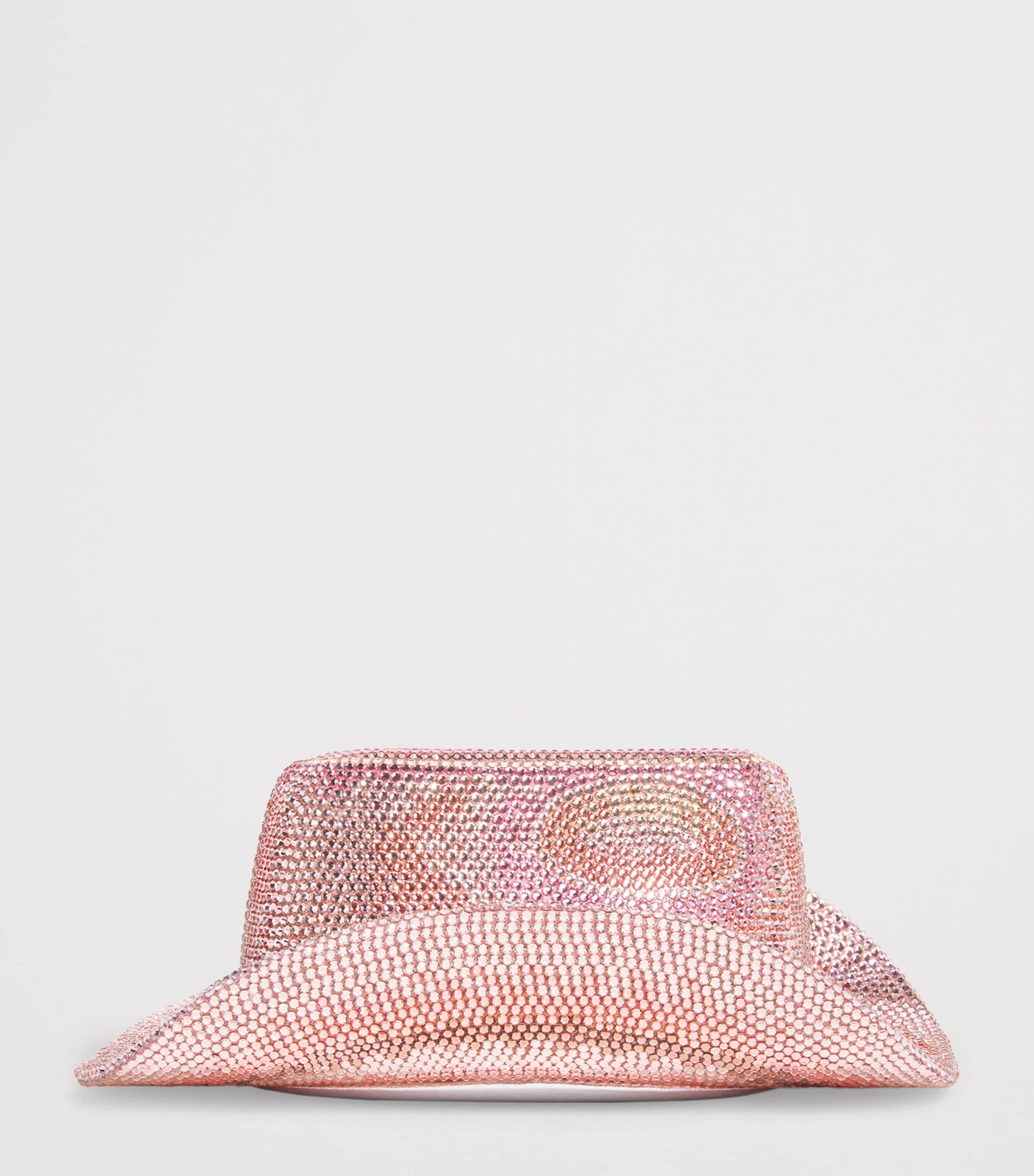 Crystal Cowboy Hat Dakota Clutch Bag SLRMT ROSE MULTI