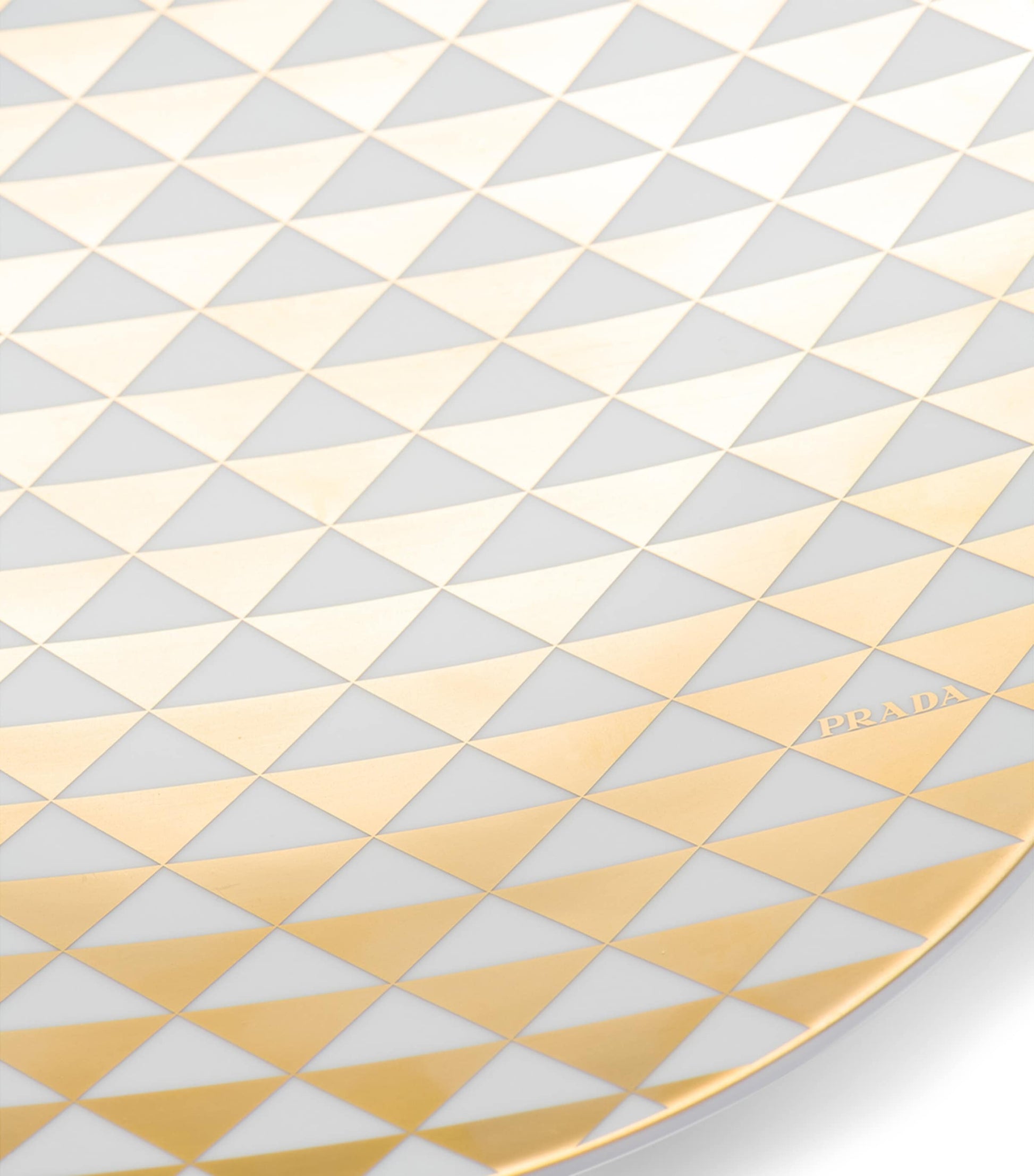 Prada Triangles Mini Charger Plate (28cm)